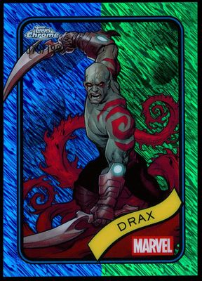 Topps Chrome Marvel 2025 - Drax 79/199 Blue Green Shimmer #184