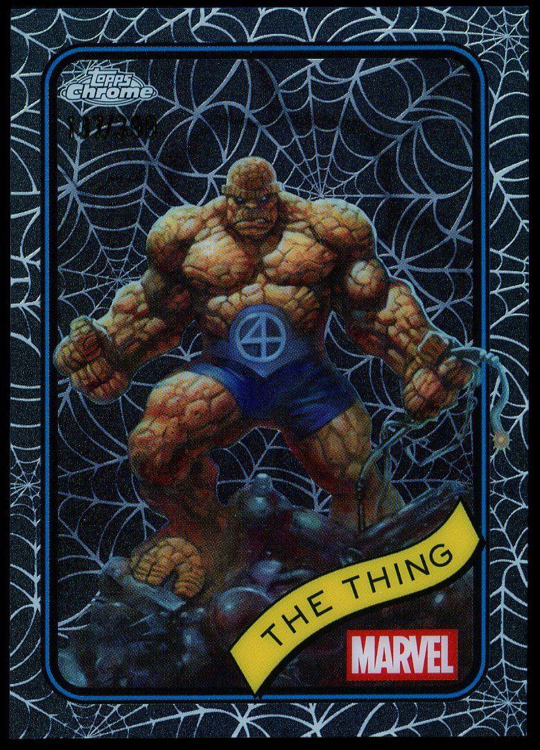 Topps Chrome Marvel 2025 - The Thing 137/399 Web #31