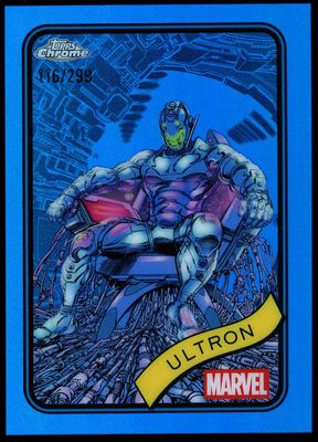 Topps Chrome Marvel 2025 - Ultron 116/299 Blue #138