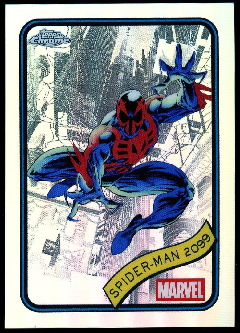 Topps Chrome Marvel 2025 - Spider-Man 2099 Refractor #112