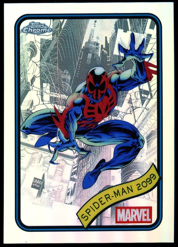 Topps Chrome Marvel 2025 - Spider-Man 2099 Refractor #112