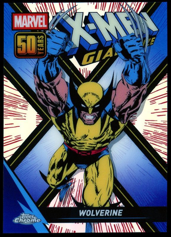 Topps Chrome Marvel 2025 X-Men Giant Size 50th Anniversary - Wolverine #XM-5