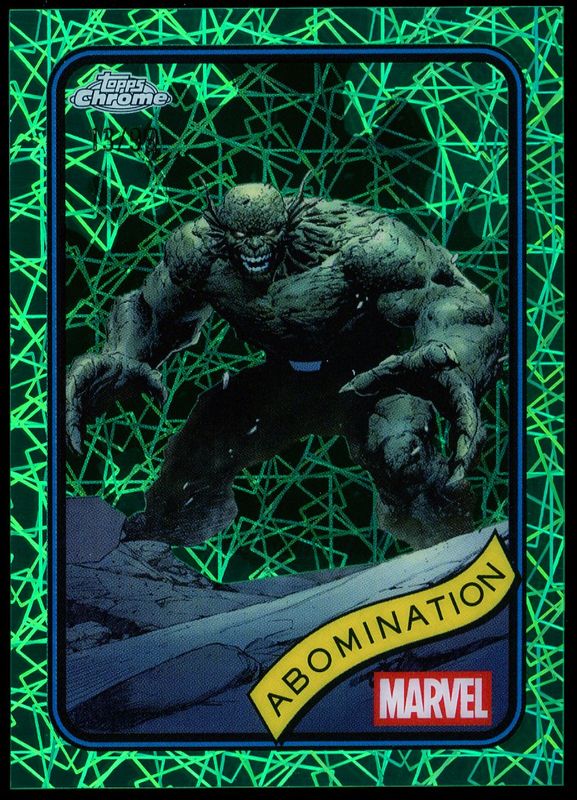 Topps Chrome Marvel 2025 - Abomination 13/99 Green Lazer #132