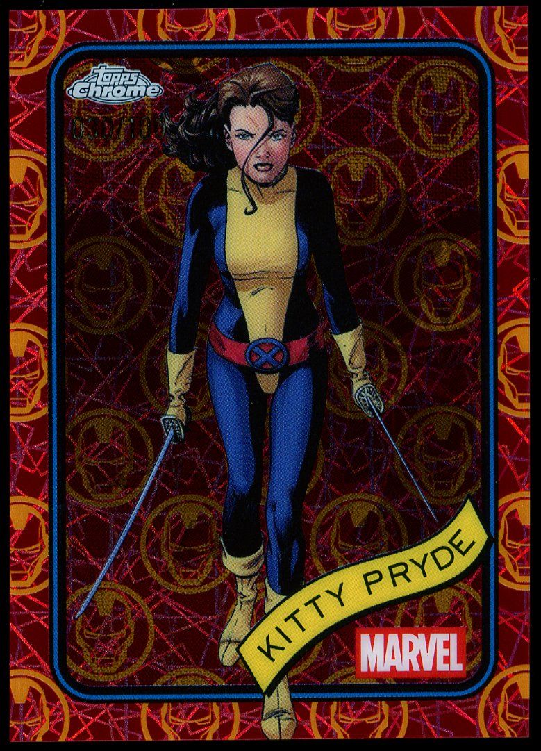 Topps Chrome Marvel 2025 - Kitty Pryde 30/100 Red Gold Lazer #188