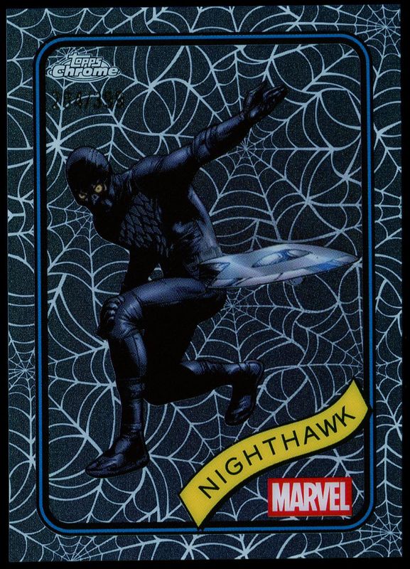 Topps Chrome Marvel 2025 - Nighthawk 284/399 Web #20