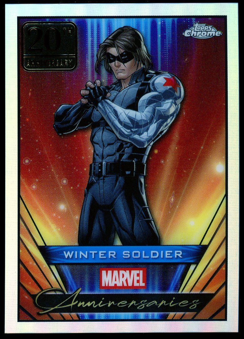 Topps Chrome Marvel 2025 Anniversaries - Winter Soldier #MA-27