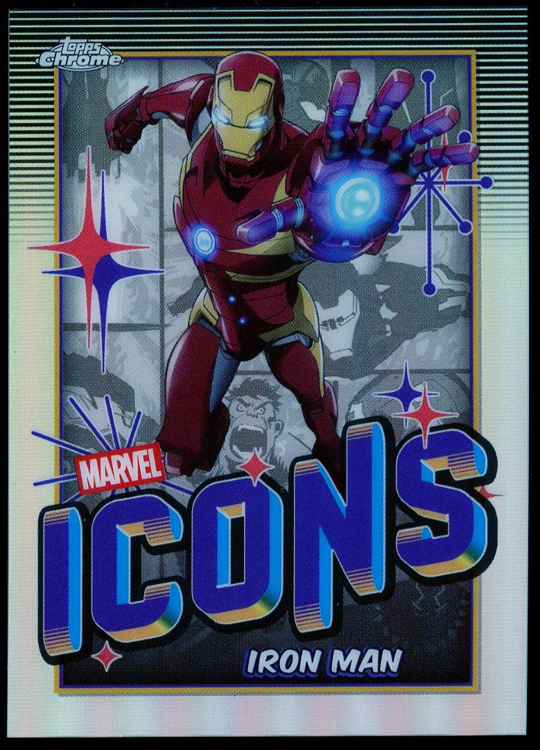 Topps Chrome Marvel 2025 Icons - Iron Man #MI-7