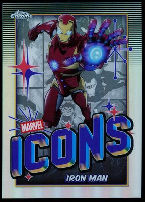 Topps Chrome Marvel 2025 Icons - Iron Man #MI-7