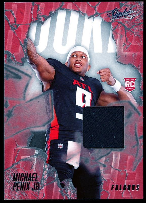 Panini Absolute Football 2024 Rookie Force - Michael Penix Jr RC Jersey #RF-MPJ