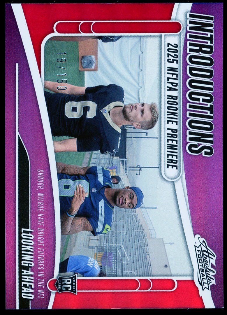 Panini Absolute Football 2025 Introductions - Tyler Shough RC Red Spectrum 119/150 #I-TSH