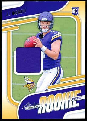 Panini Absolute Football 2024 Rookie Materials - J.J. McCarthy RC Jersey #ARM-JMY