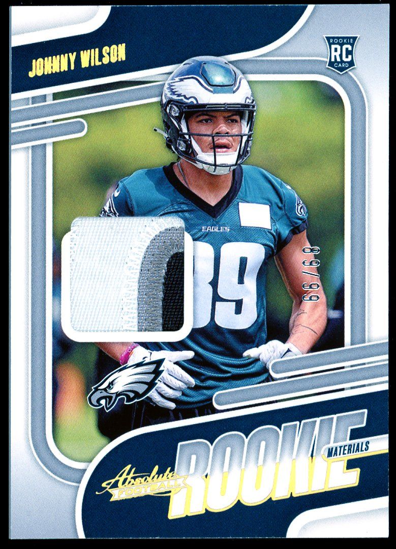 Panini Absolute Football 2024 Rookie Materials - Johnny Wilson RC 89/99 Jersey #ARM-JWN