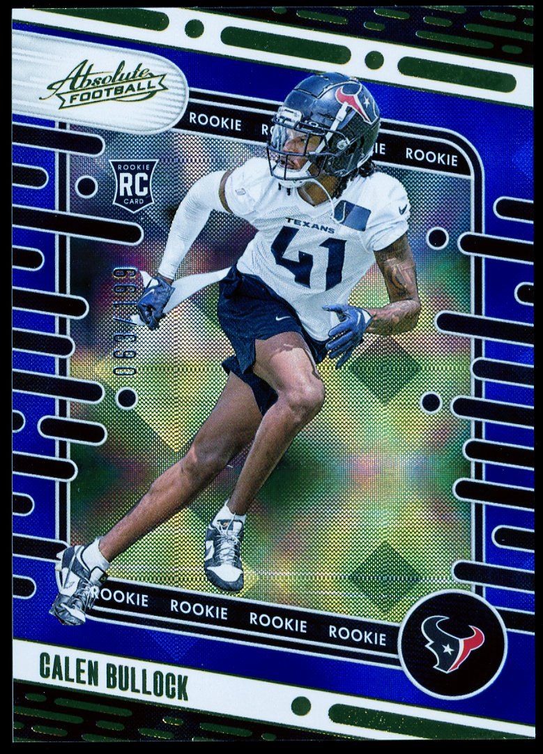 Panini Absolute Football 2024 - Calen Bullock RC Blue Diamonds 63/199 #165