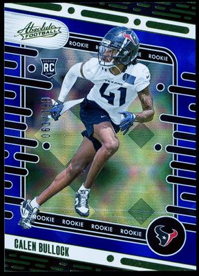 Panini Absolute Football 2024 - Calen Bullock RC Blue Diamonds 63/199 #165