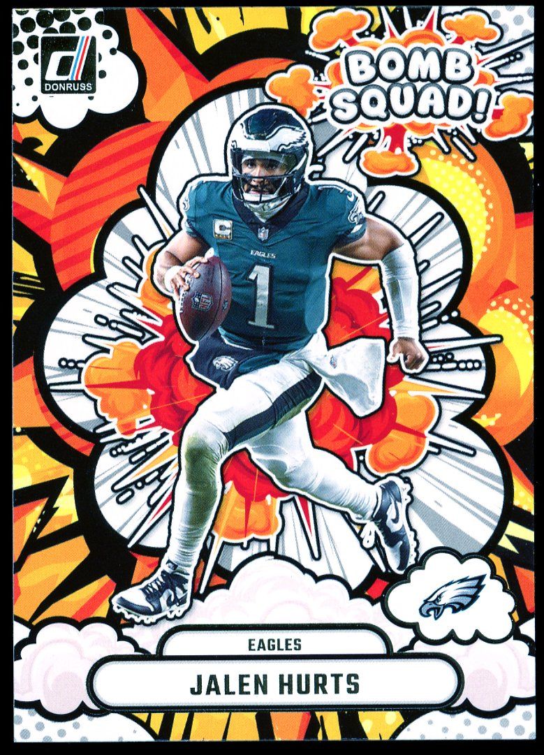 Panini Donruss Football 2025 Bomb Squad - Jalen Hurts #BS-JHS