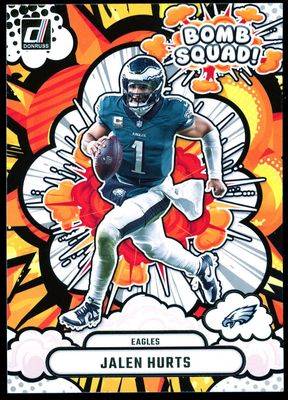 Panini Donruss Football 2025 Bomb Squad - Jalen Hurts #BS-JHS