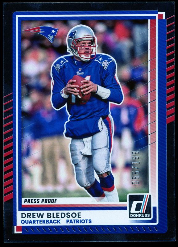 Panini Donruss Football 2025 - Drew Bledsoe Press Proof Silver 56/199 #284