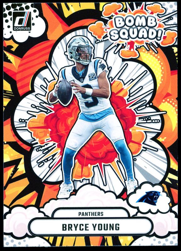 Panini Donruss Football 2025 Bomb Squad - Bryce Young #BS-BYG
