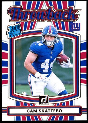 Panini Donruss Football 2025 Rated Rookie Throwback - Cam Skattebo #36
