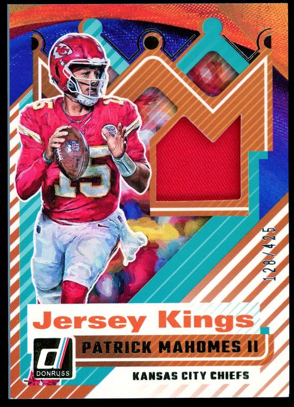 Panini Donruss Football 2025 Jersey Kings - Patrick Mahomes II 128/425 Jersey #JK-PMS