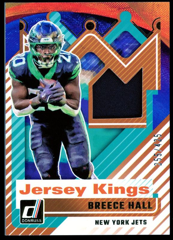 Panini Donruss Football 2025 Jersey Kings - Breece Hall 255/425 Jersey #JK-BHL