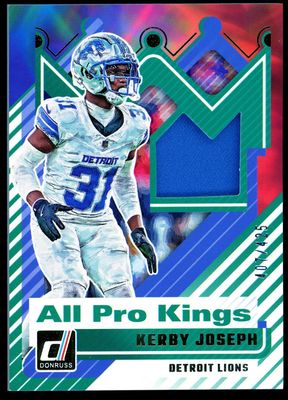 Panini Donruss Football 2025 All Pro Kings - Kerby Joseph 407/425 Jersey #APK-KJH