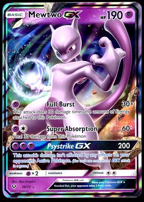 Pokemon Shining Legends 2017 - Mewtwo GX #39