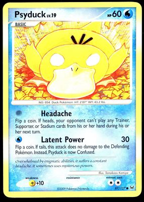 Pokemon Platinum 2009 - Psyduck #87