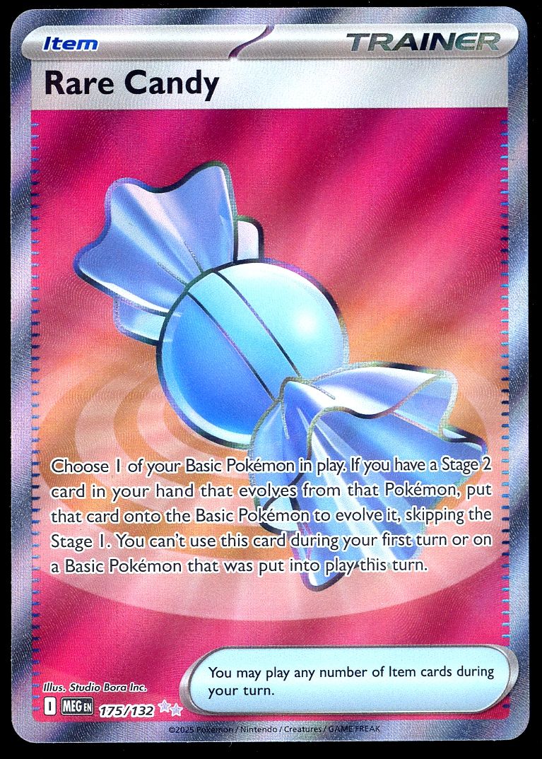 Pokemon Mega Evolution 2025 - Rare Candy #175