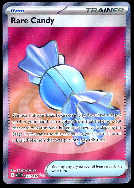 Pokemon Mega Evolution 2025 - Rare Candy #175