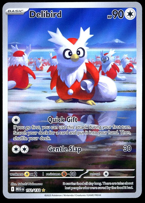 Pokemon Mega Evolution 2025 - Delibird #152