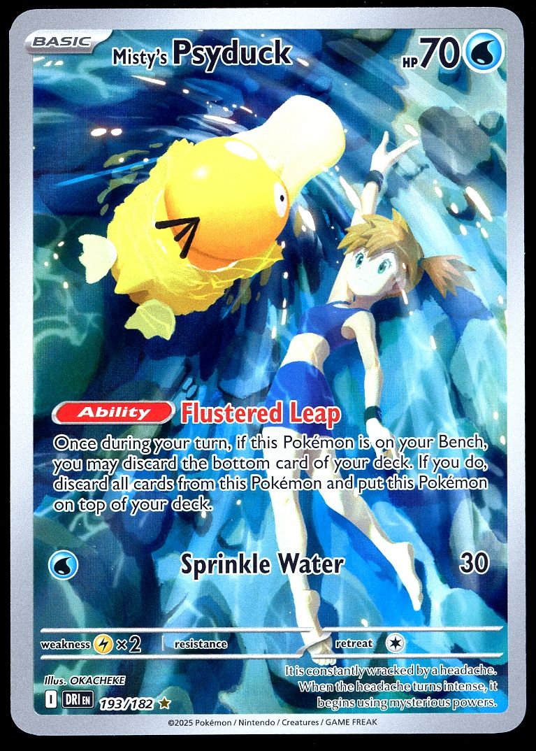 Pokemon Destined Rivals 2025 - Misty’s Psyduck #193