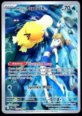 Pokemon Destined Rivals 2025 - Misty’s Psyduck #193