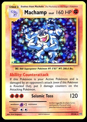 Pokemon Evolutions 2016 - Machamp Holo #59