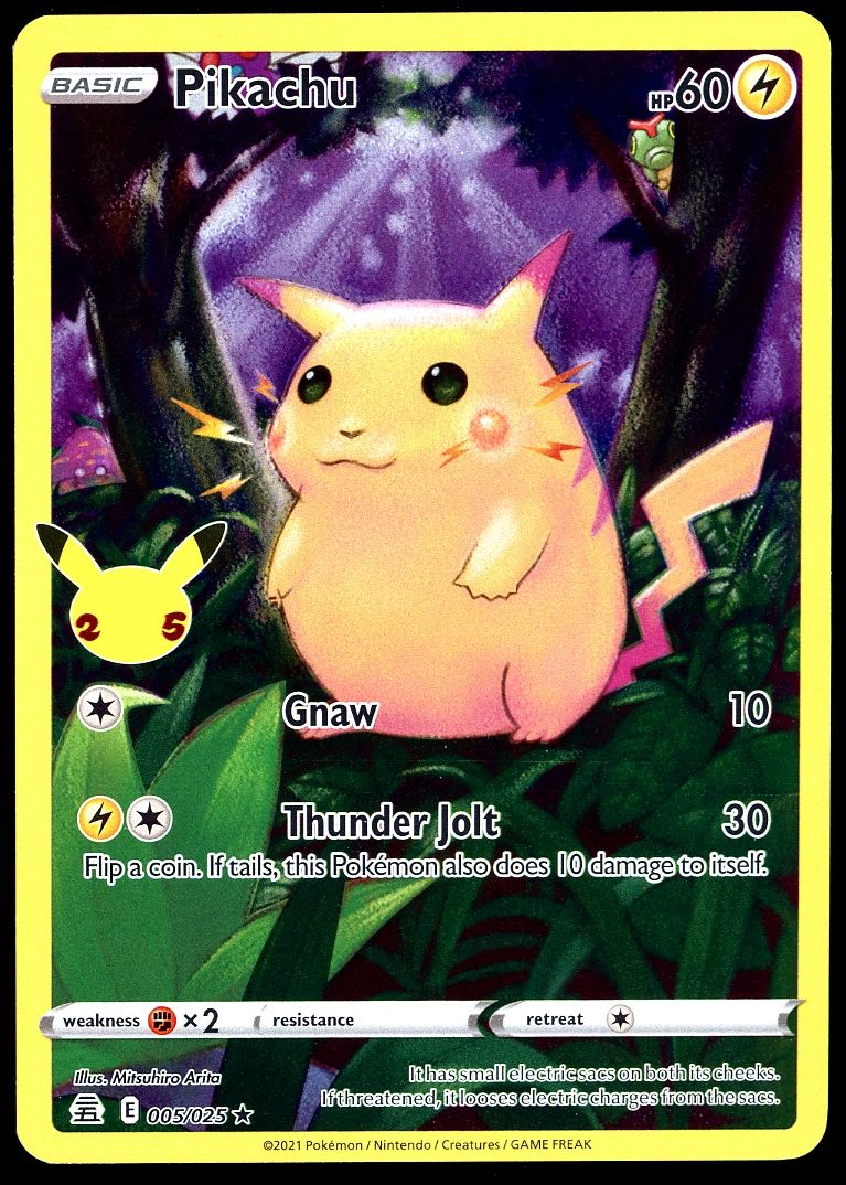 Pokemon Celebrations 2021 - Pikachu #5