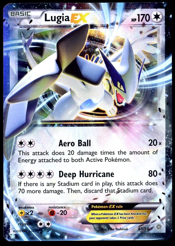Pokemon Ancient Origins 2015 - Lugia EX #68