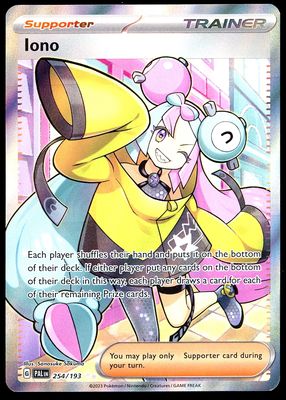 Pokemon Paldea Evolved 2023 - Iono #254