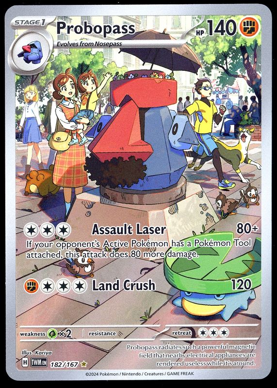 Pokemon Twilight Masquerade 2024 - Probopass #182