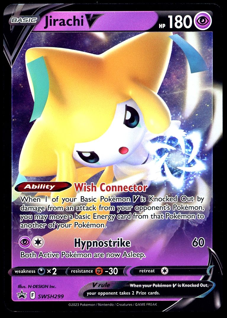 Pokemon Promo 2023 - Jirachi V #SWSH299