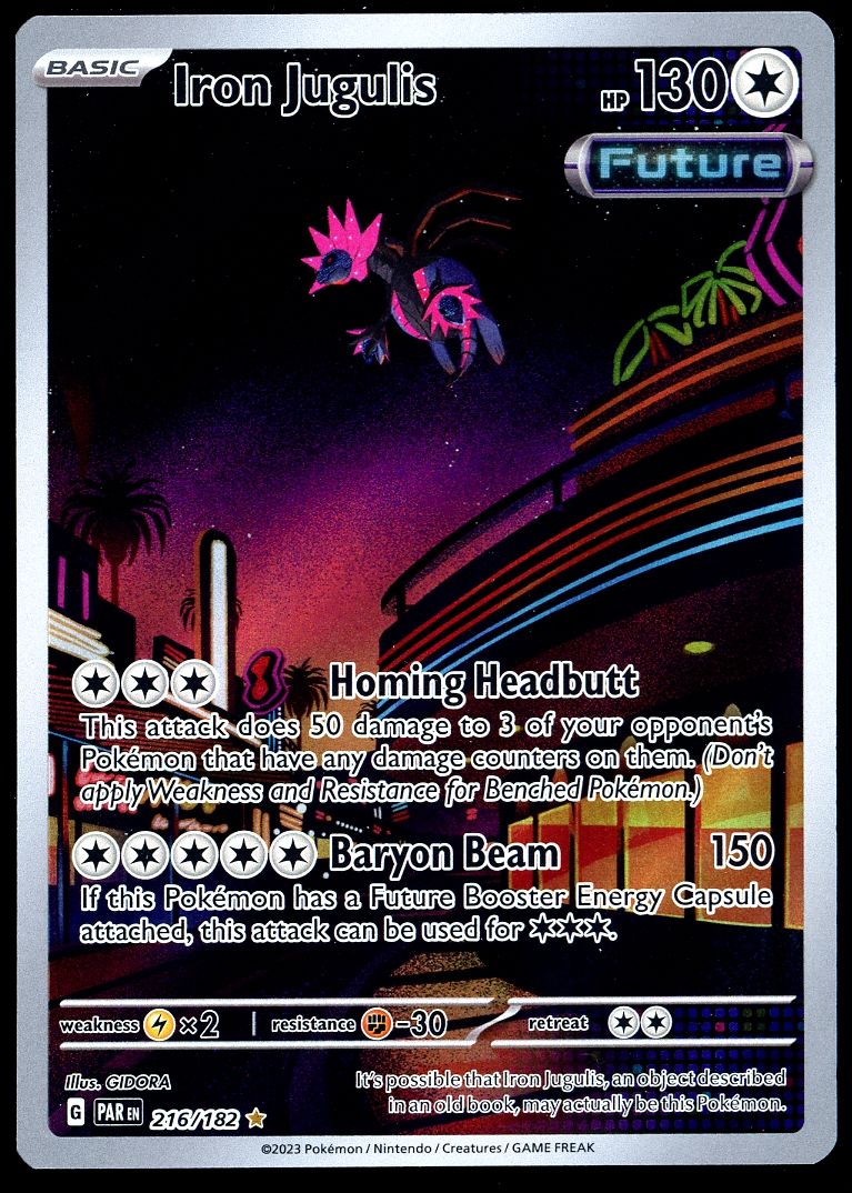 Pokemon Paradox Rift 2023 - Iron Jugulis #216