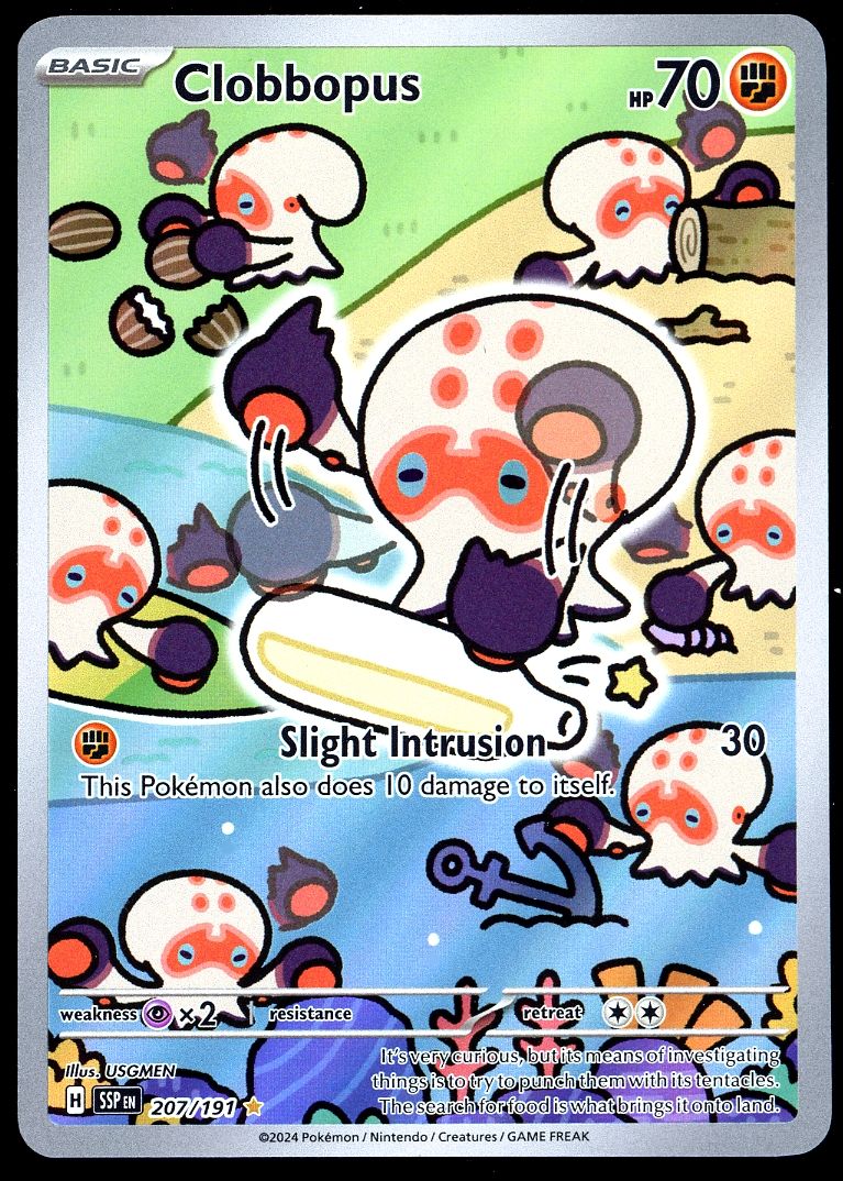 Pokemon Surging Sparks 2024 - Clobbopus #207