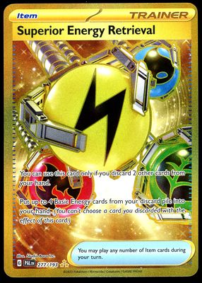 Pokemon Paldea Evolved 2023 - Superior Energy Retrieval #277