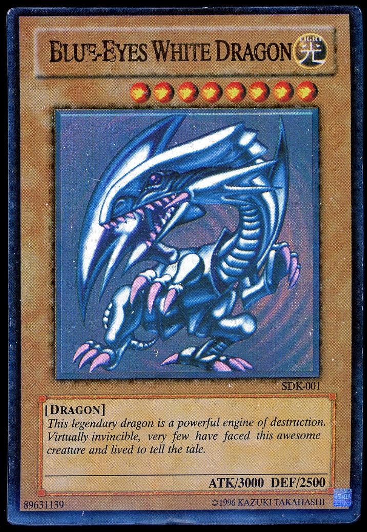 YuGiOh Starter Deck: Kaiba 1996 - Blue-Eyes White Dragon #SDK-001