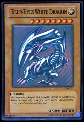 YuGiOh Starter Deck: Kaiba 1996 - Blue-Eyes White Dragon #SDK-001