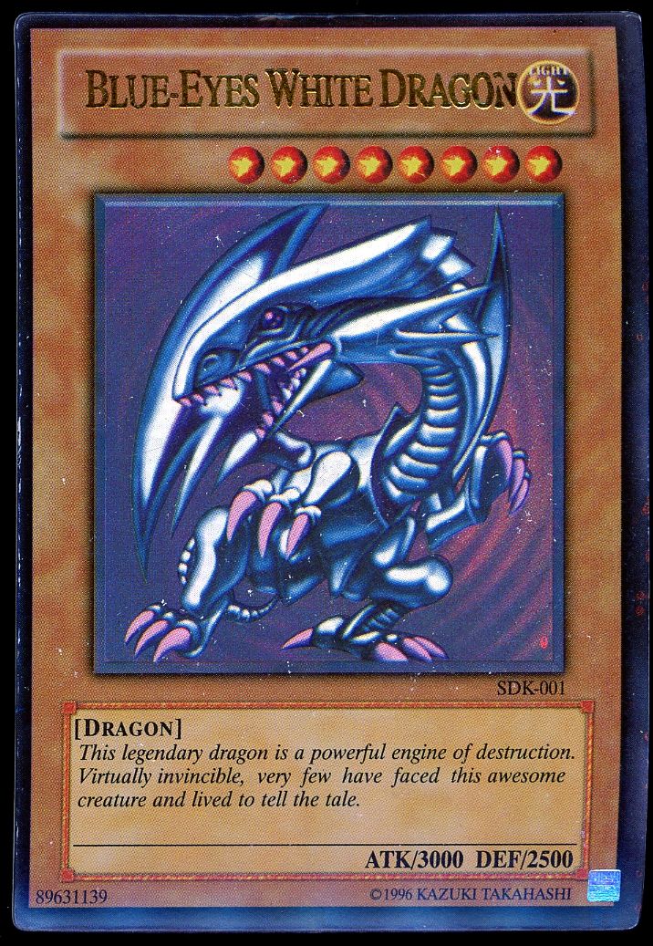 YuGiOh Starter Deck: Kaiba 1996 - Blue-Eyes White Dragon #SDK-001