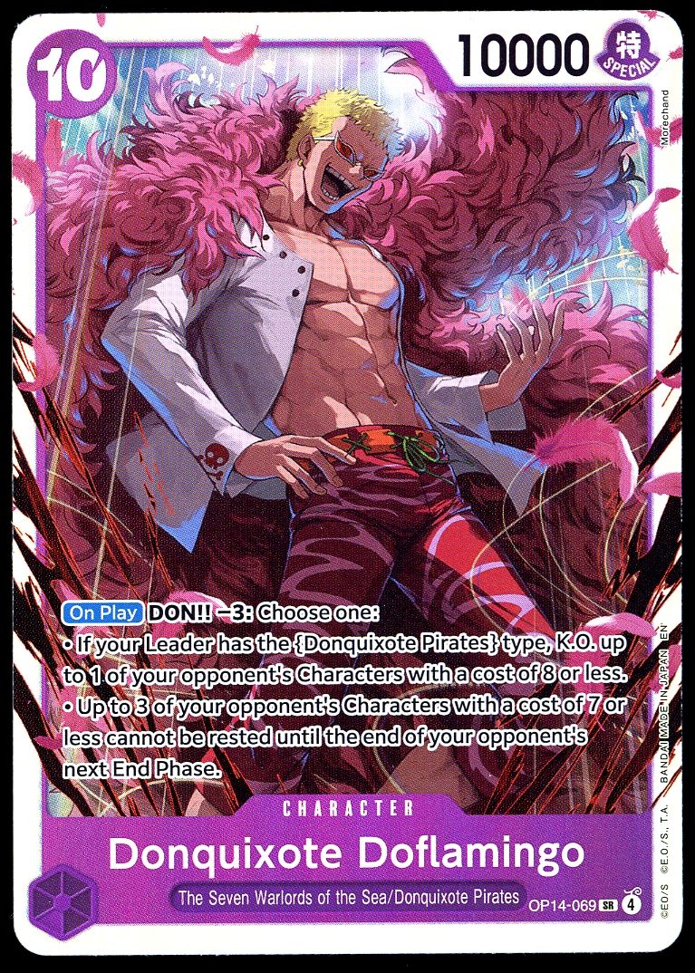 One Piece Azure Sea’s Seven 2026 - Donquixote Doflamingo #OP14-069