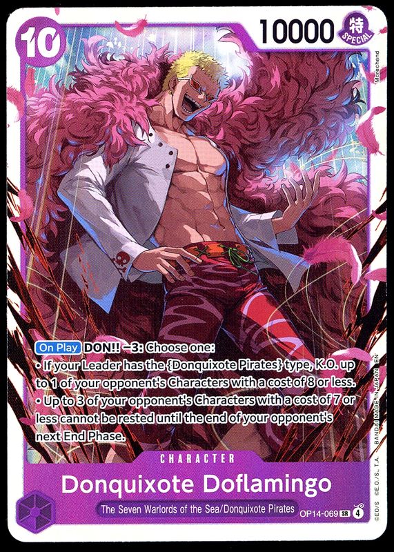 One Piece Azure Sea’s Seven 2026 - Donquixote Doflamingo #OP14-069
