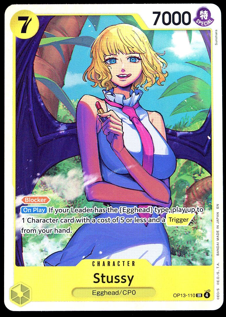 One Piece Carrying On His Will 2025 - Stussy #OP13-110