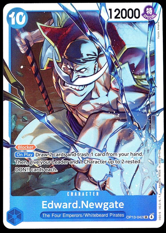 One Piece Carrying On His Will 2025 - Edward.Newgate #OP13-042