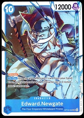 One Piece Carrying On His Will 2025 - Edward.Newgate #OP13-042